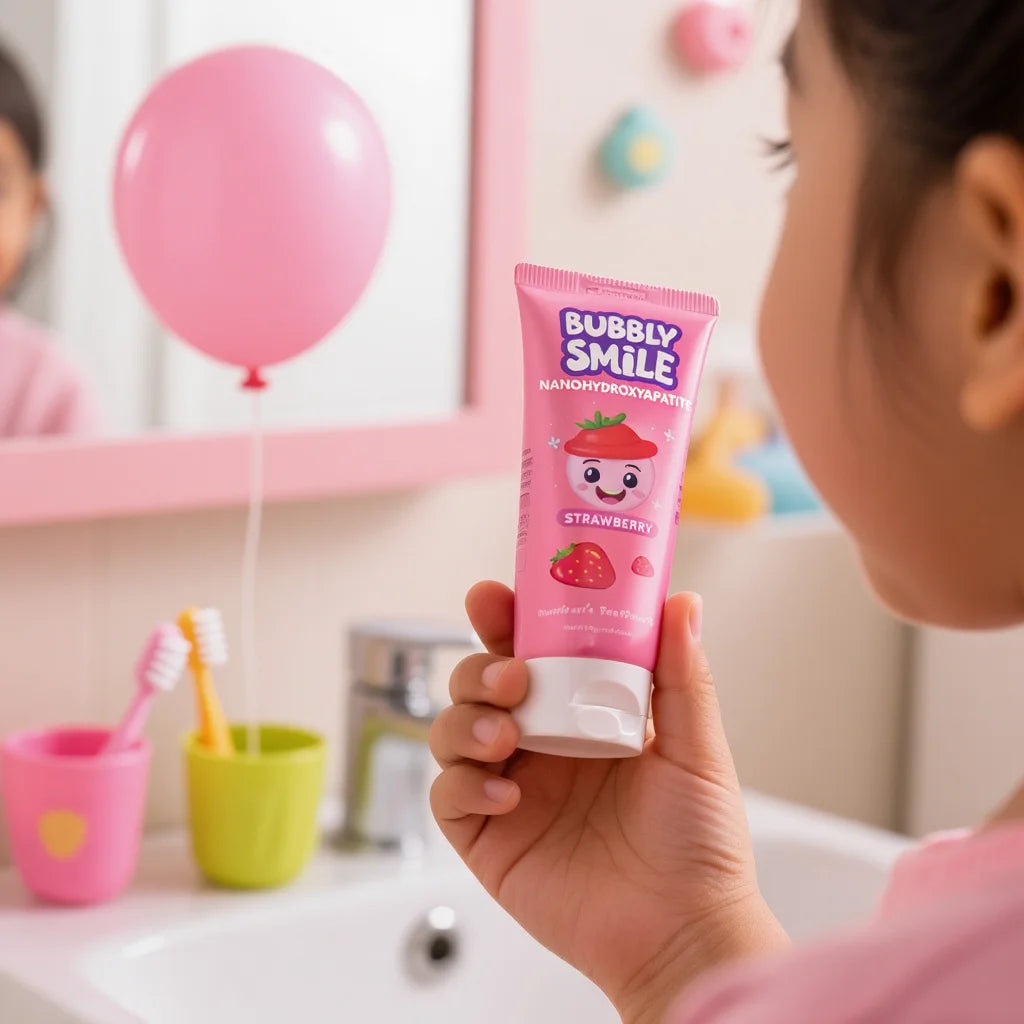 How to use Bubbly Smile Kids Toothpaste