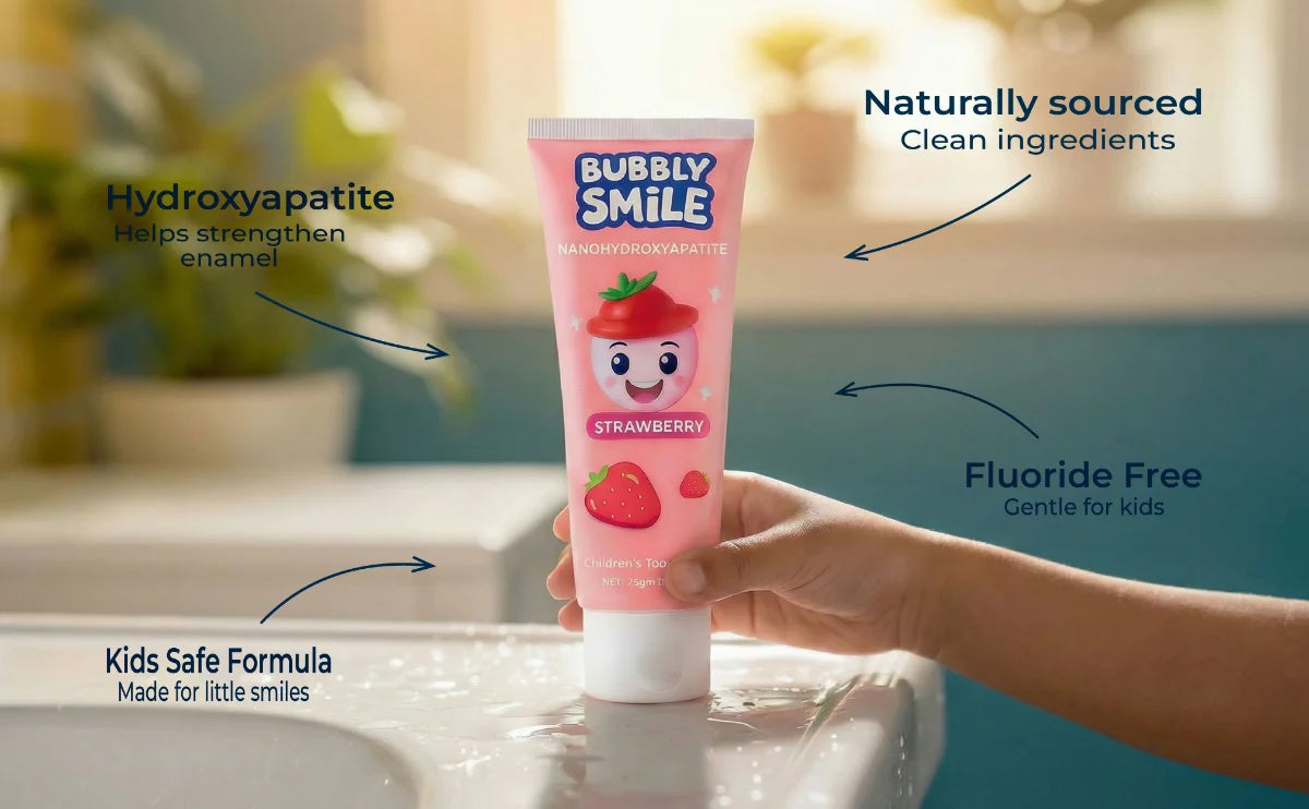 How to use Bubbly Smile Kids Toothpaste