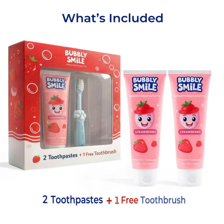 Bubbly Smile Toothpaste packaging details